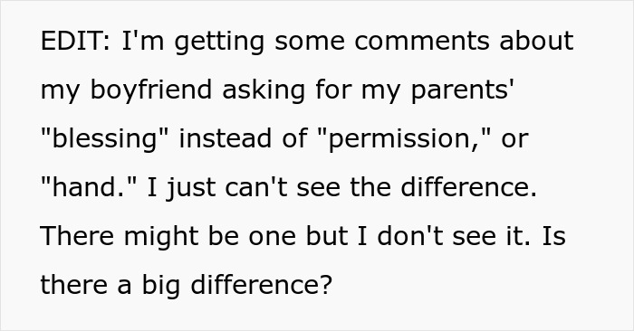 Old-School Parents Skip Daughter's Wedding Over Silly Tradition, She Bans Them From Seeing Her Child Old-School Parents Skip Daughter's Wedding Over Silly Tradition, She Bans Them From Seeing Her Child