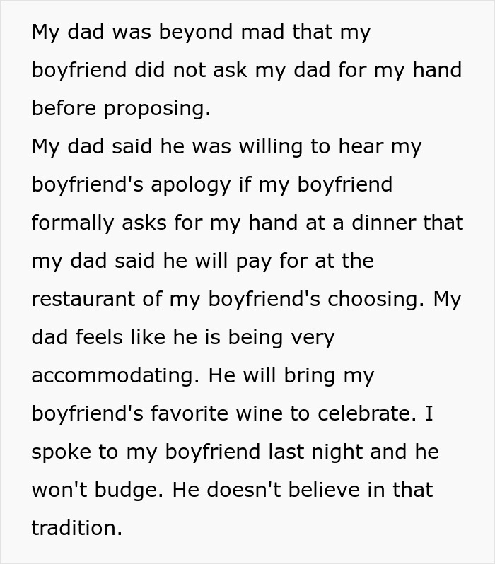 Old-School Parents Skip Daughter's Wedding Over Silly Tradition, She Bans Them From Seeing Her Child Old-School Parents Skip Daughter's Wedding Over Silly Tradition, She Bans Them From Seeing Her Child