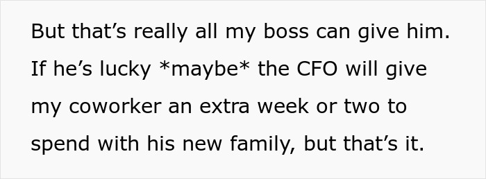 Man Furious At Childfree Coworker For Ruining His Paternity Leave, Gets A Reality Check Man Furious At Childfree Coworker For Ruining His Paternity Leave, Gets A Reality Check