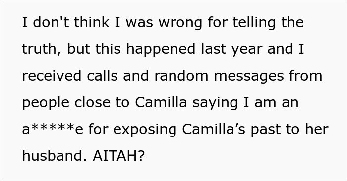 Text about exposing a mistress’s past to her new husband and dealing with backlash. Text about exposing a mistress’s past to her new husband and dealing with backlash.