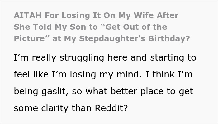 “My Heart Shattered”: Stepmom Tells 10-Year-Old To Get Out Of Family Picture, Enrages Dad “My Heart Shattered”: Stepmom Tells 10-Year-Old To Get Out Of Family Picture, Enrages Dad