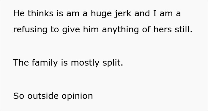 Late Sister's Last Wish Of Banning Bro From Funeral Causes Drama After Sibling Complies Late Sister's Last Wish Of Banning Bro From Funeral Causes Drama After Sibling Complies