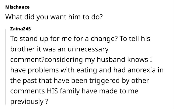 Man Remains Quiet When Bro Comments On His Wife's Dress Size, Faces Her Anger Later On Man Remains Quiet When Bro Comments On His Wife's Dress Size, Faces Her Anger Later On