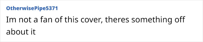 Comment expressing dissatisfaction with Vogue Mexico cover featuring Angelina Jolie, stating something feels off. Comment expressing dissatisfaction with Vogue Mexico cover featuring Angelina Jolie, stating something feels off.