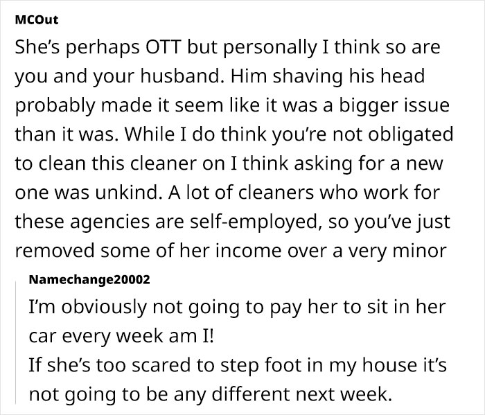 Woman Thinks Her Housekeeper Is Ridiculous To Be Afraid Of Lice Infestation At Her Home Woman Thinks Her Housekeeper Is Ridiculous To Be Afraid Of Lice Infestation At Her Home