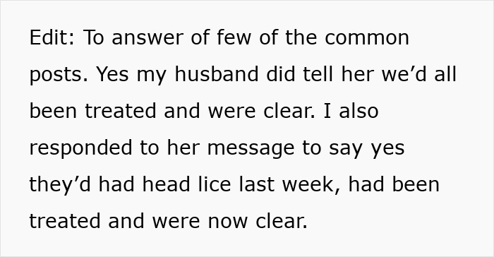 Woman Thinks Her Housekeeper Is Ridiculous To Be Afraid Of Lice Infestation At Her Home Woman Thinks Her Housekeeper Is Ridiculous To Be Afraid Of Lice Infestation At Her Home