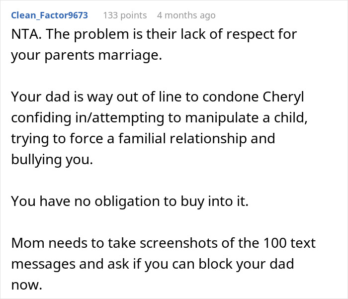 Teen Finally Explodes At Dad’s Mistress Turned Wife For Forcing Him To Join Her “Happy” Family Teen Finally Explodes At Dad’s Mistress Turned Wife For Forcing Him To Join Her “Happy” Family