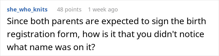 Woman Plans To Divorce Husband For Changing Their Son’s Name Behind Her Back Woman Plans To Divorce Husband For Changing Their Son’s Name Behind Her Back
