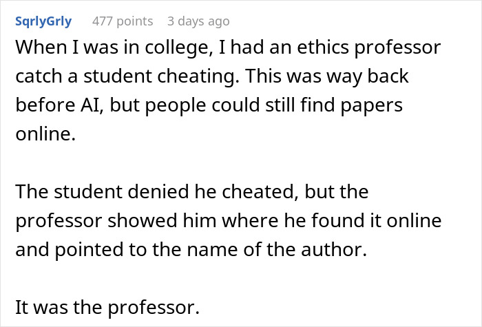 “We Both Knew What They Did”: Students Deny Using AI, Teacher Finds A Clever Way To Expose Them “We Both Knew What They Did”: Students Deny Using AI, Teacher Finds A Clever Way To Expose Them