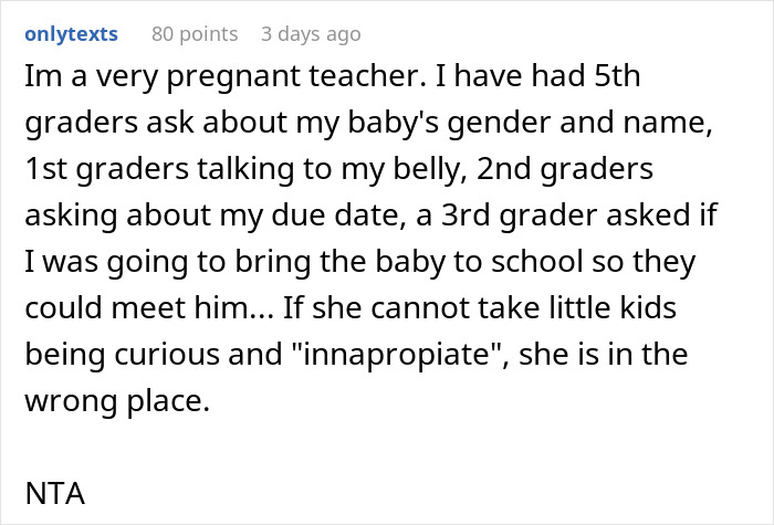 Pregnant Teacher Outraged By 6YO That Chose To Dress Up As Her For Halloween, Kid Left In Tears Pregnant Teacher Outraged By 6YO That Chose To Dress Up As Her For Halloween, Kid Left In Tears