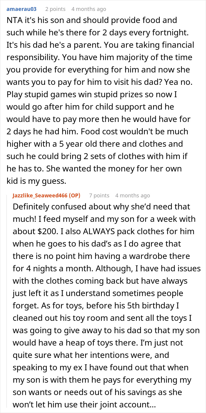 Stepmom Asks To Be Paid $100 A Night For When Fiancé's Son Is At Theirs, Gets A Reality Check Stepmom Asks To Be Paid $100 A Night For When Fiancé's Son Is At Theirs, Gets A Reality Check