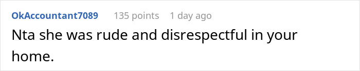 Reddit comment discussing brother's girlfriend being rude and disrespectful. Reddit comment discussing brother's girlfriend being rude and disrespectful.