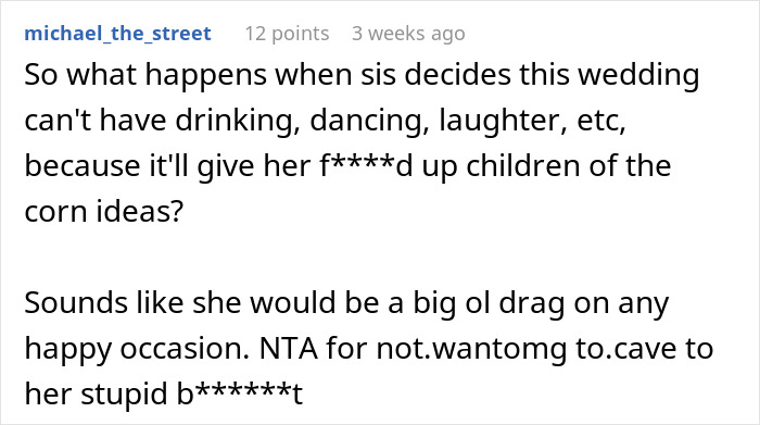 Mom Refuses To Accommodate Anti-Vax Sister’s Kids By Excluding Her Own “Sick” Son From Wedding Mom Refuses To Accommodate Anti-Vax Sister’s Kids By Excluding Her Own “Sick” Son From Wedding