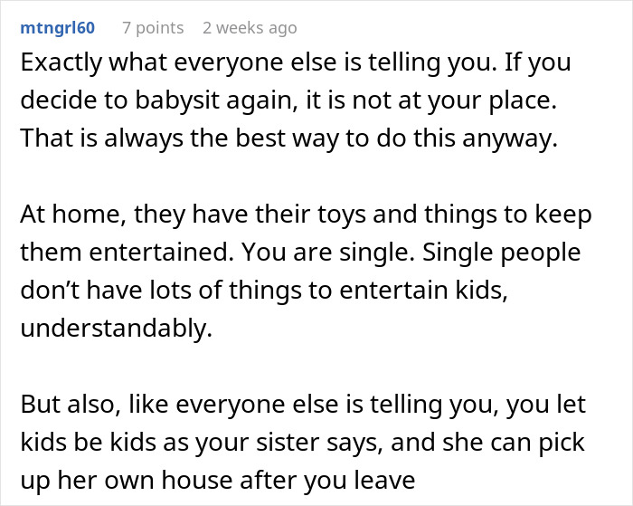 Kids Completely Wreck Aunt’s Apartment, Mom Gets Defensive When She Loses Her Free Babysitter Kids Completely Wreck Aunt’s Apartment, Mom Gets Defensive When She Loses Her Free Babysitter