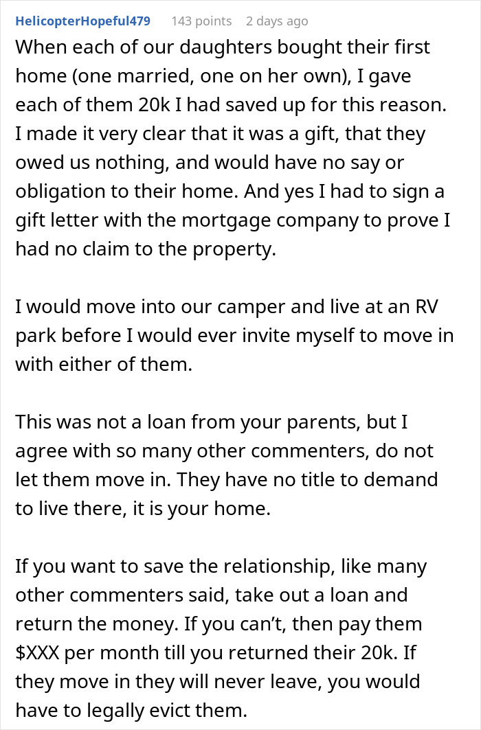 Son Refuses To Let Parents Move In, They're Furious: "Family Should Support Each Other" Son Refuses To Let Parents Move In, They're Furious: "Family Should Support Each Other"