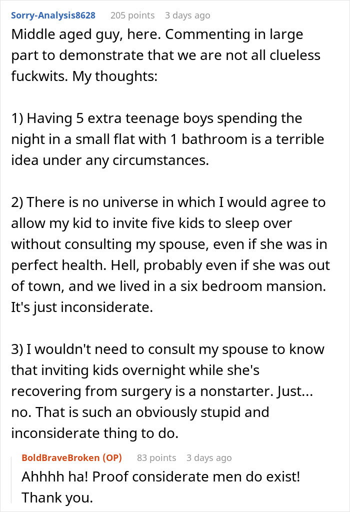 Woman Forced Out Of Her Home After Partner's Last-Minute Sleepover Plans Wreck Surgery Recovery Woman Forced Out Of Her Home After Partner's Last-Minute Sleepover Plans Wreck Surgery Recovery