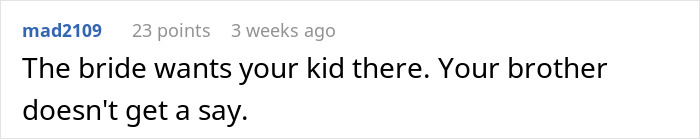 Mom Refuses To Accommodate Anti-Vax Sister’s Kids By Excluding Her Own “Sick” Son From Wedding Mom Refuses To Accommodate Anti-Vax Sister’s Kids By Excluding Her Own “Sick” Son From Wedding