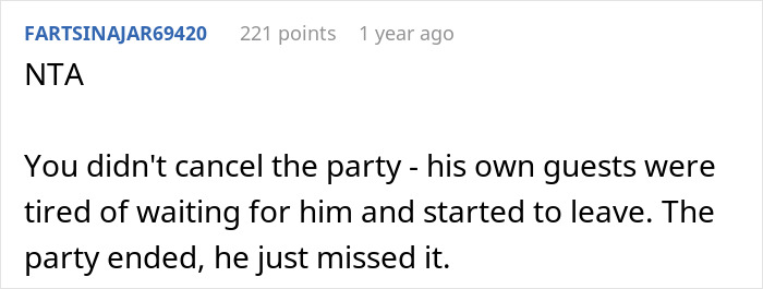 Woman Cancels BF’s Party Because He Was Late, Gets A Text From His Mom Woman Cancels BF’s Party Because He Was Late, Gets A Text From His Mom
