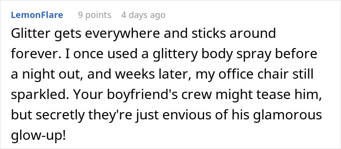 Woman Accidentally Covers Her Situationship In Glitter, It Helps Her Realize He’s Her Boyfriend Woman Accidentally Covers Her Situationship In Glitter, It Helps Her Realize He’s Her Boyfriend