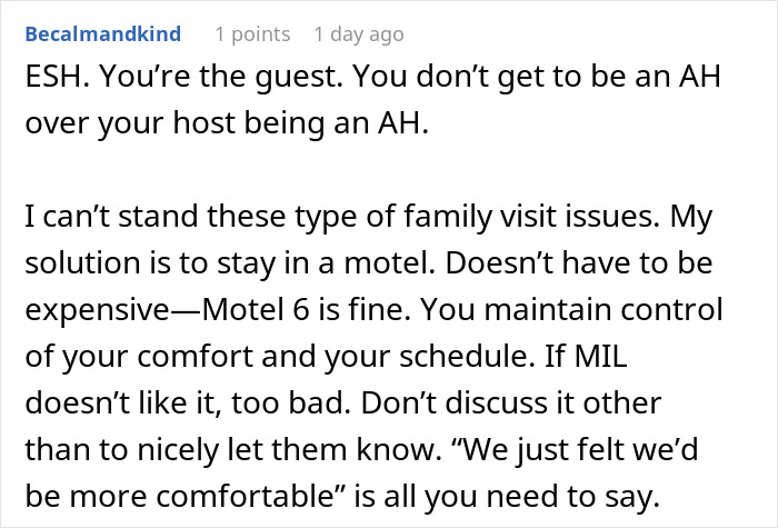 Text conversation discussing frustrations with family holiday accommodations on an air mattress; advice on staying in a motel. Text conversation discussing frustrations with family holiday accommodations on an air mattress; advice on staying in a motel.
