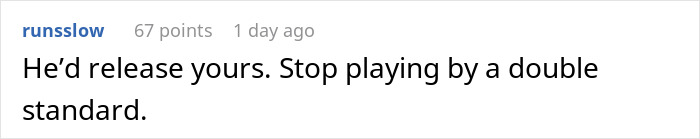 Reddit comment addressing sexism and double standards. Reddit comment addressing sexism and double standards.