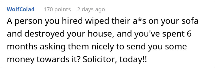 Contractors Drink Customer’s Expensive Wine And Have Party Fights In His Home While He’s Away Contractors Drink Customer’s Expensive Wine And Have Party Fights In His Home While He’s Away