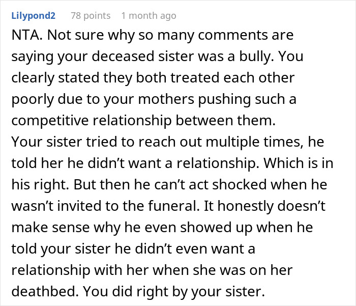 Late Sister's Last Wish Of Banning Bro From Funeral Causes Drama After Sibling Complies Late Sister's Last Wish Of Banning Bro From Funeral Causes Drama After Sibling Complies