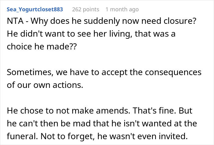 Late Sister's Last Wish Of Banning Bro From Funeral Causes Drama After Sibling Complies Late Sister's Last Wish Of Banning Bro From Funeral Causes Drama After Sibling Complies
