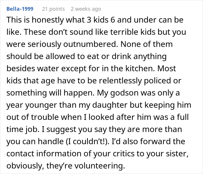 Kids Completely Wreck Aunt’s Apartment, Mom Gets Defensive When She Loses Her Free Babysitter Kids Completely Wreck Aunt’s Apartment, Mom Gets Defensive When She Loses Her Free Babysitter