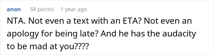 Woman Cancels BF’s Party Because He Was Late, Gets A Text From His Mom Woman Cancels BF’s Party Because He Was Late, Gets A Text From His Mom