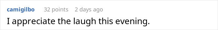Reddit comment saying, "I appreciate the laugh this evening," related to train scenic route detour. Reddit comment saying, "I appreciate the laugh this evening," related to train scenic route detour.