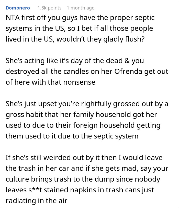Woman Discovers Roommate’s “Gross” Habit, Gets Accused Of Disrespecting Her Culture Woman Discovers Roommate’s “Gross” Habit, Gets Accused Of Disrespecting Her Culture
