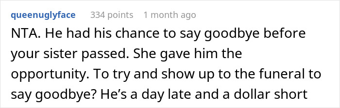 Late Sister's Last Wish Of Banning Bro From Funeral Causes Drama After Sibling Complies Late Sister's Last Wish Of Banning Bro From Funeral Causes Drama After Sibling Complies