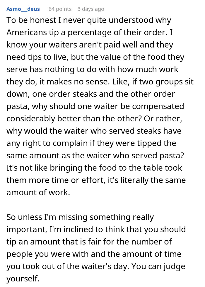 Diner Starts Debate After Waiter Rejects $25 Tip: “Tipping Culture Has Gotten Out Of Hand” Diner Starts Debate After Waiter Rejects $25 Tip: “Tipping Culture Has Gotten Out Of Hand”