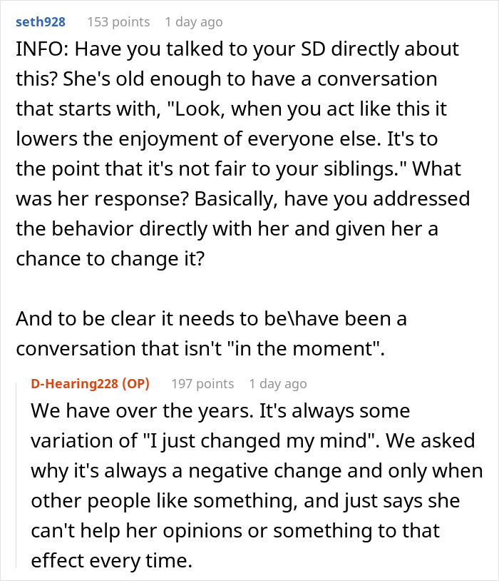 16YO’s Grumpy Reactions To Family Activities Backfire As She Gets Excluded From A Disney World Trip 16YO’s Grumpy Reactions To Family Activities Backfire As She Gets Excluded From A Disney World Trip