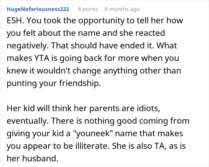 “I Thought The Spelling Was A Joke”: Parents Angry After Friend Gets Honest About Their Baby’s Name “I Thought The Spelling Was A Joke”: Parents Angry After Friend Gets Honest About Their Baby’s Name