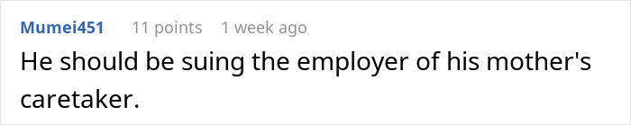 Comment discussing legal action regarding a dog bite incident. Comment discussing legal action regarding a dog bite incident.