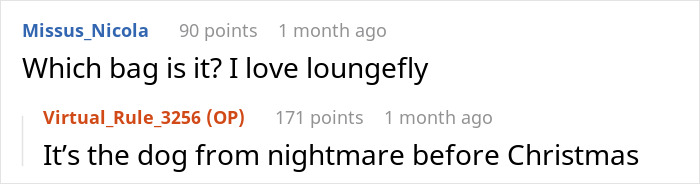 Comments discussing a rare Loungefly backpack featuring the dog from "The Nightmare Before Christmas. Comments discussing a rare Loungefly backpack featuring the dog from "The Nightmare Before Christmas.