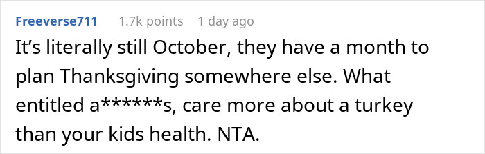 "I Went Too Far": Parent Cancels Thanksgiving After Family Refuses To Follow Simple Rule "I Went Too Far": Parent Cancels Thanksgiving After Family Refuses To Follow Simple Rule