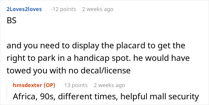 Online discussion about a cop parking in a handicapped spot without a placard. Online discussion about a cop parking in a handicapped spot without a placard.