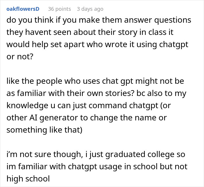 “We Both Knew What They Did”: Students Deny Using AI, Teacher Finds A Clever Way To Expose Them “We Both Knew What They Did”: Students Deny Using AI, Teacher Finds A Clever Way To Expose Them