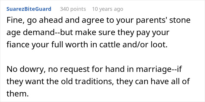 Old-School Parents Skip Daughter's Wedding Over Silly Tradition, She Bans Them From Seeing Her Child Old-School Parents Skip Daughter's Wedding Over Silly Tradition, She Bans Them From Seeing Her Child