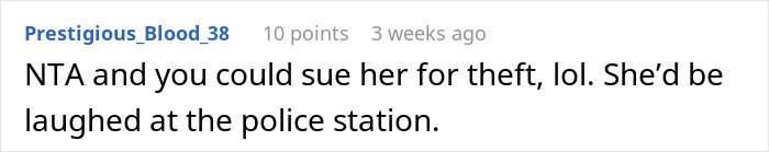 Comment highlights humorous advice on dealing with a food-thieving roommate. Comment highlights humorous advice on dealing with a food-thieving roommate.