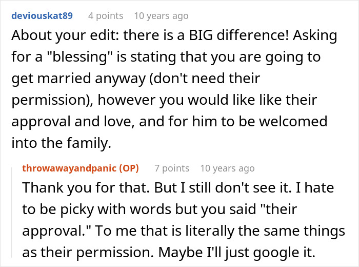Old-School Parents Skip Daughter's Wedding Over Silly Tradition, She Bans Them From Seeing Her Child Old-School Parents Skip Daughter's Wedding Over Silly Tradition, She Bans Them From Seeing Her Child