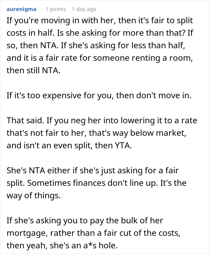 Man Draws The Line At Girlfriend's Insane Rent Request: “She Says I’m Just Making Excuses” Man Draws The Line At Girlfriend's Insane Rent Request: “She Says I’m Just Making Excuses”