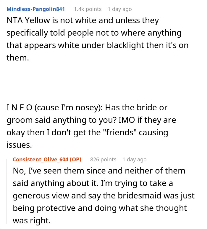 “Incredibly Embarrassed”: Woman’s Dress Changes Color At The Wedding, Is Told To Get Out “Incredibly Embarrassed”: Woman’s Dress Changes Color At The Wedding, Is Told To Get Out