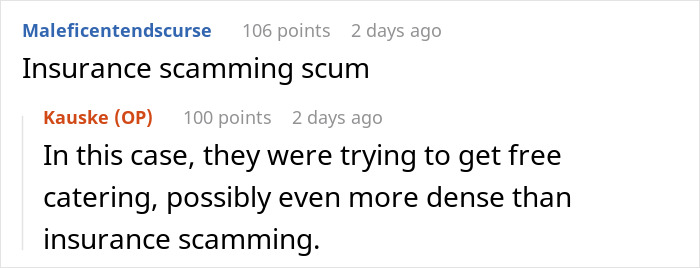 Entitled Couple’s Plan To Scam Catering Company Goes Horribly Wrong Entitled Couple’s Plan To Scam Catering Company Goes Horribly Wrong