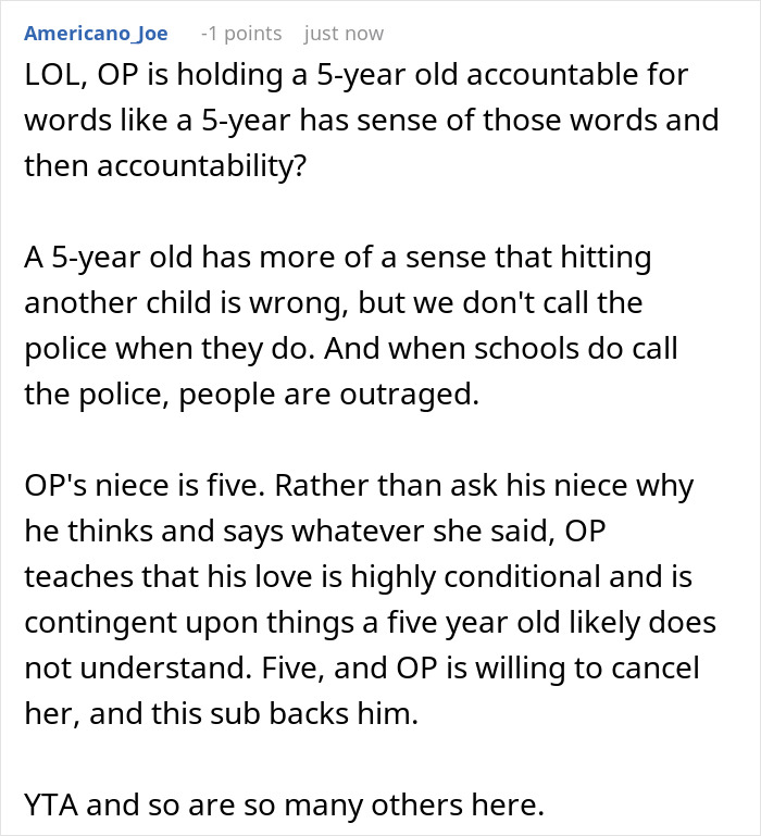 Man Always Babysits His Niece, But Refuses To Do So After She Calls Him A Slur Learned From Her Dad Man Always Babysits His Niece, But Refuses To Do So After She Calls Him A Slur Learned From Her Dad