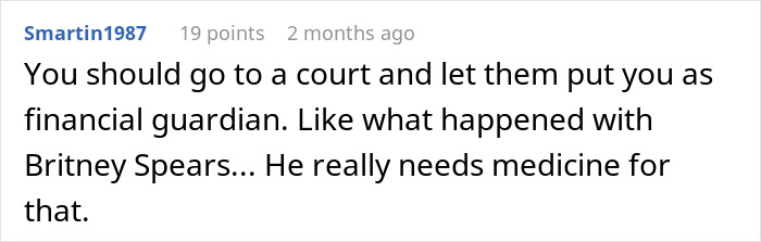 Comment discussing financial guardianship in response to elderly dad deepfake scam. Comment discussing financial guardianship in response to elderly dad deepfake scam.