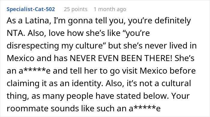 Woman Discovers Roommate’s “Gross” Habit, Gets Accused Of Disrespecting Her Culture Woman Discovers Roommate’s “Gross” Habit, Gets Accused Of Disrespecting Her Culture